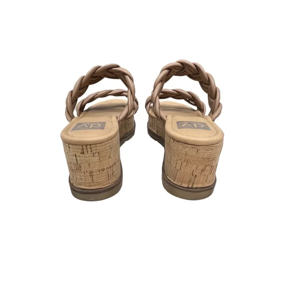 DV by Dolce Vita Bondi Wedge Sandals Cafe Tan Women's Size 7.5 - Picture 4 of 6
